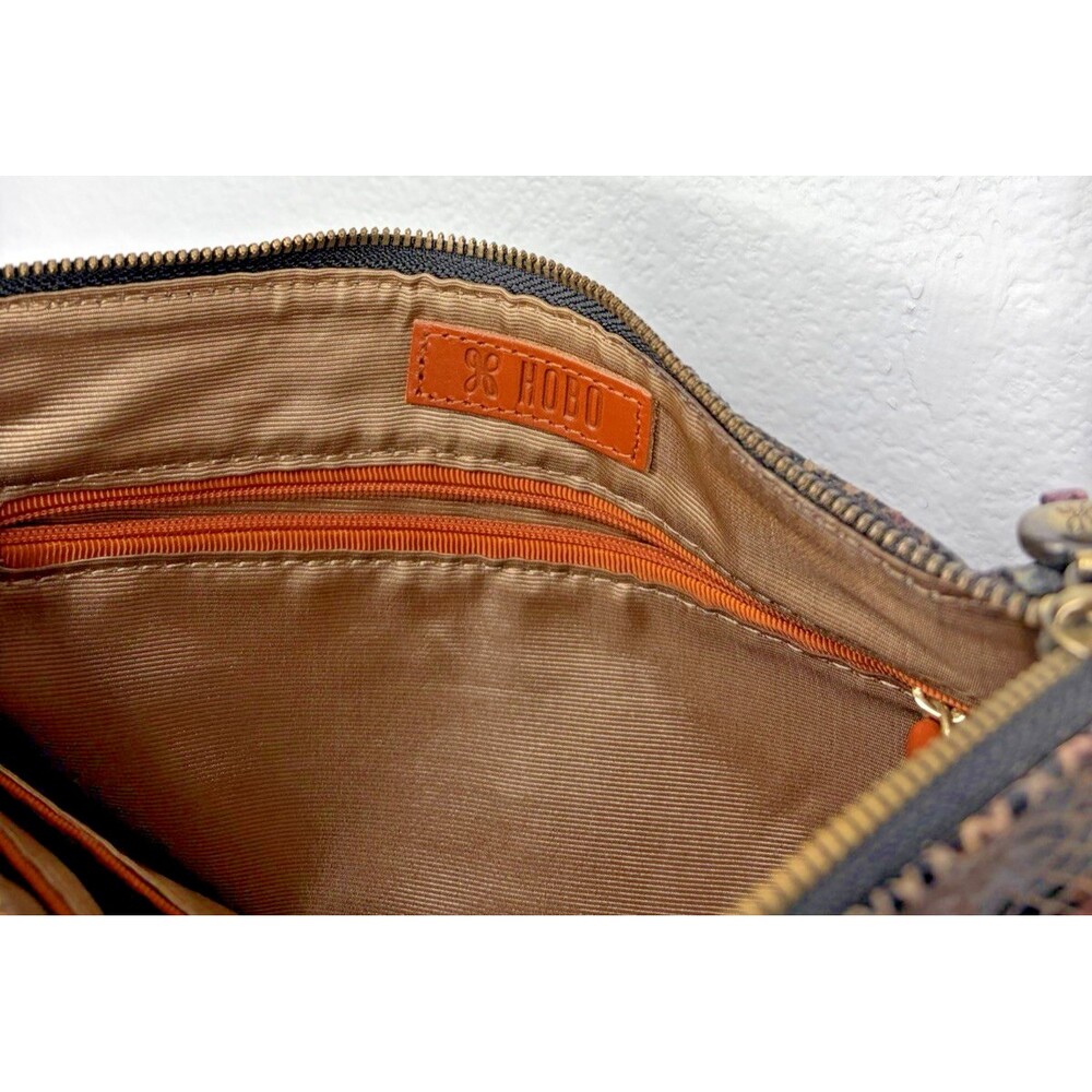 HOBO Darcy Convertible Shoulder Crossbody Snakeskin Leather Mini Purse - Picture 7 of 7